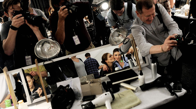 New York fashion week: Photographers at Nanette Lepore