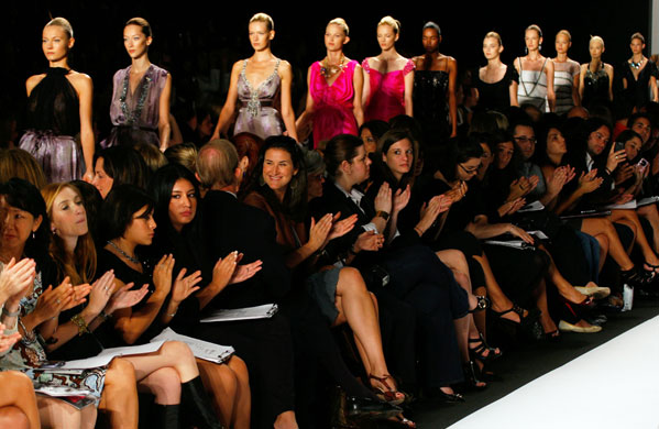 New York fashion week: Badgley Mischka