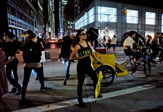 New York fashion week: Outside Narciso Rodriguez