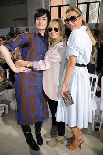 LFW weekend roundup: Erin O'Connor, Twiggy and Yasmin le Bon at Matthew Williamson