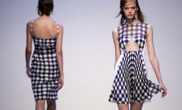 Monday LFW: Models wear Christopher Kane 