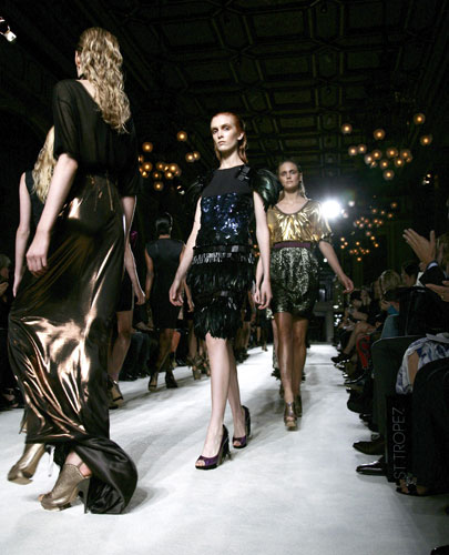 Tuesday at LFW: Models wear Roksanda Ilincic