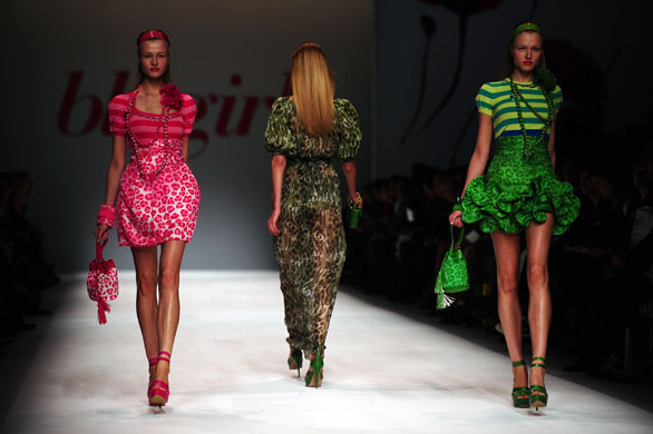 Milan Thursday shows: Models wear Blugirl