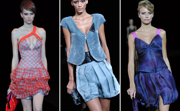 Milan Thursday shows: Models wear Giorgio Armani