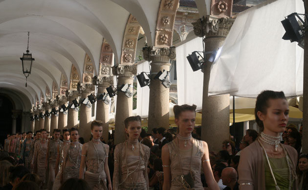 Observer fashion: Models at the Missoni show