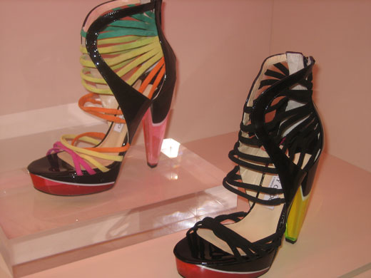 Observer fashion: Flashing platform shoes from Jimmy Choo