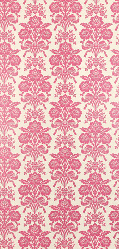 Breast Cancer Awareness: Laura Ashley Tatton cerise wallpaper