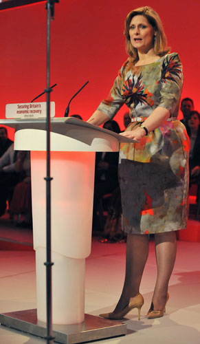 Conference fashion: Sarah Brown