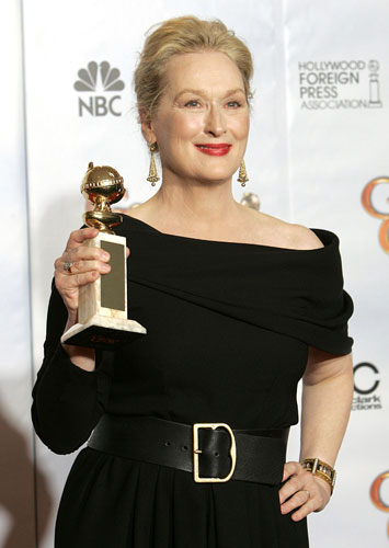 Golden Globes fashion: Meryl Streep