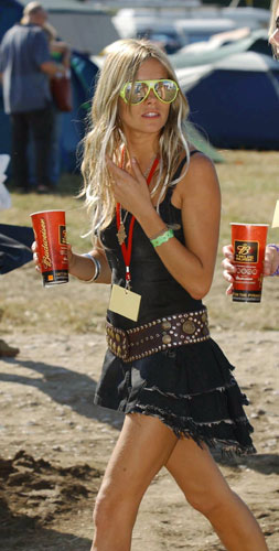 Fashion Decade: Sienna Miller at Glastonbury 2004