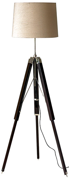 Homes: Military: Tripod floor lamp