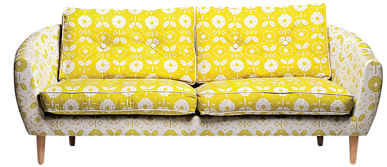 Homes: 60s geometric: Mabel sofa