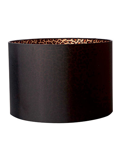 Homes: All things animal: Faux silk leopard-skin light shade