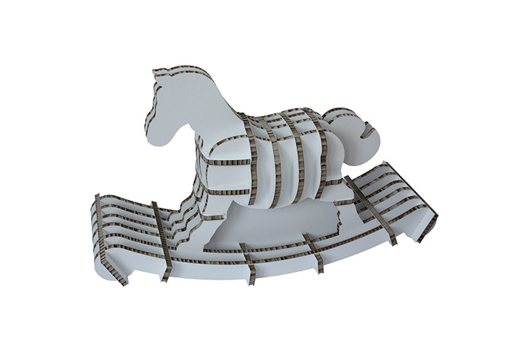 Christmas gifts kids : Flatpack rocking horse