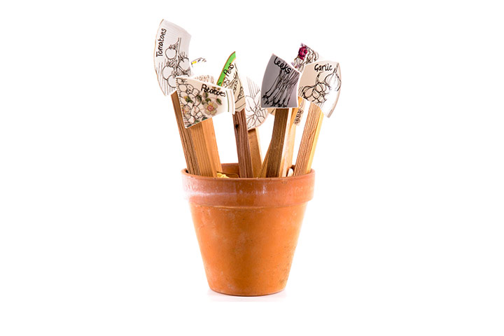 Christmas gift guide: Christmas gift guide: upcycled seed markers