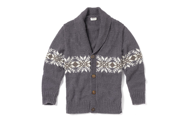 Christmas mens luxury: Christmas mens luxury: People Tree snowflake cardigan