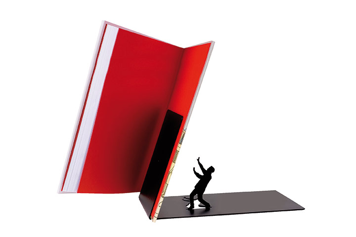 Christmas gifts: Indoors: Christmas gift guide, indoors, falling bookend