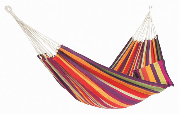 Fairtrade gardens: Tropical stripe hammock