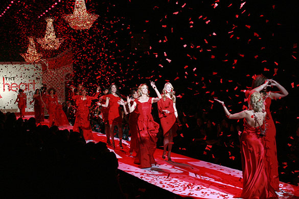 New York fashion week: Heart Truth Red Dress show