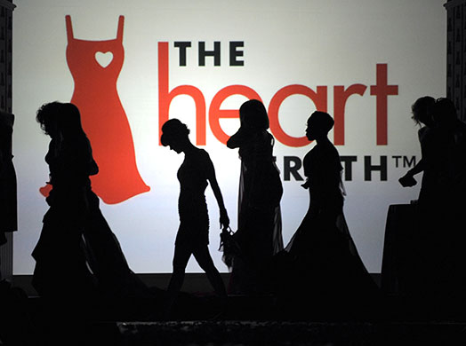 New York fashion week: The Heart Trust Red Dress collection