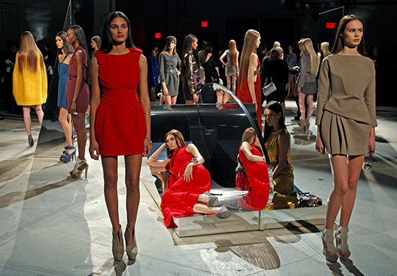 New York fashion week: Halston at New York fashion week