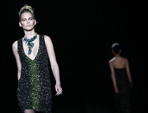 New York fashion week: Badgley Mischka