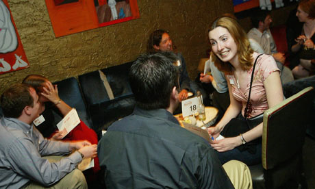 Speed dating isn't everyone's cup of tea. Photograph: Chris Hondros/Getty 