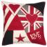 Valentine's homeware: Patchwork cushion