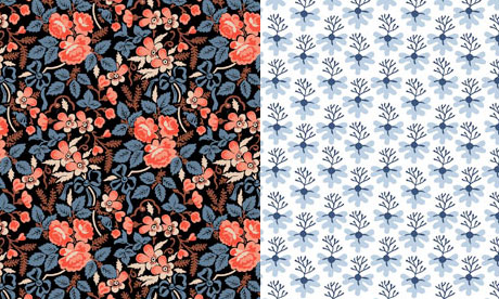 Liberty print: Liberty print material from V&A 