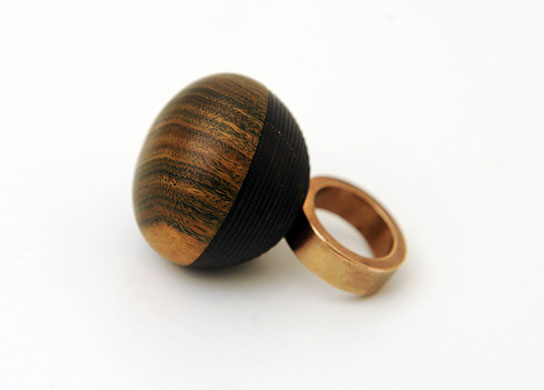 The Briefing: Wooden ring by Simone Brewster