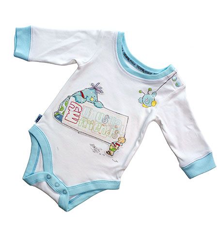 Faitrade baby clothes: Marks & Spencer baby bodysuit