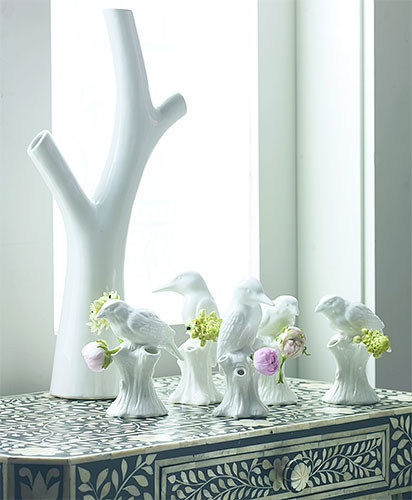 Mothers day home gifts: Bird vases