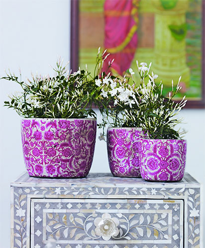 Mothers day home gifts: Vintage flower pots