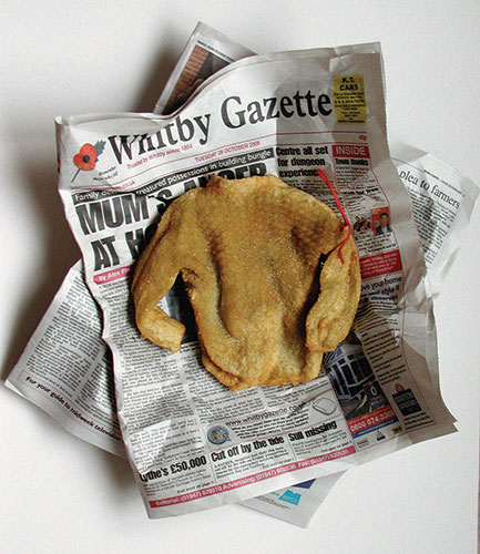 Knitting: Gansey, deep-fried 