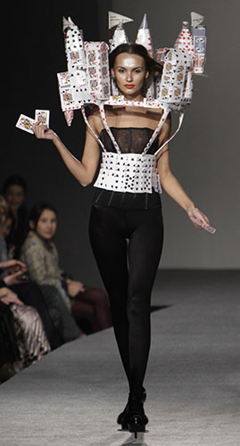 Fashion shows: French designers On Aura Tout Vu during Georgian Fashion Week in Tbilisi