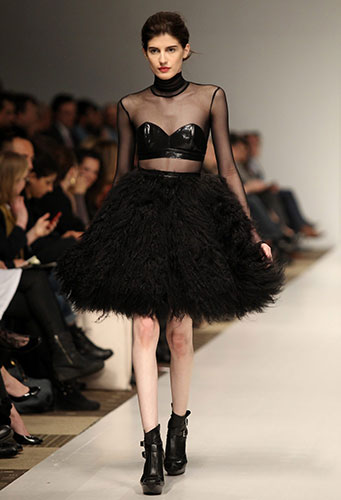 Fashion shows:  IZMA show during Toronto Fashion Week Sunday