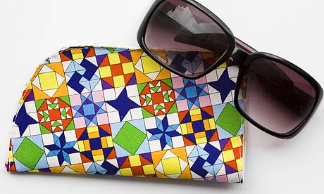 Sunglasses and homemade case