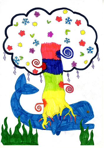 Fantasy tree drawings: Fantasy tree drawing competition