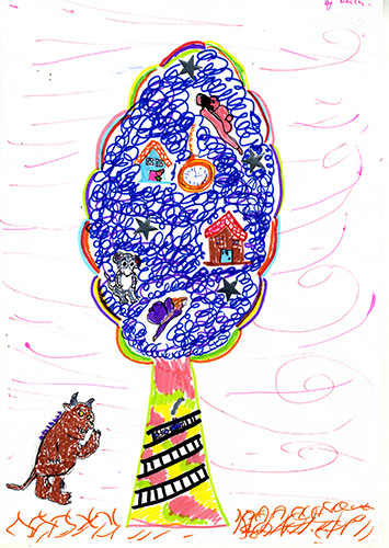 Fantasy tree drawings: Fantasy tree drawing competition: Bella Hudd