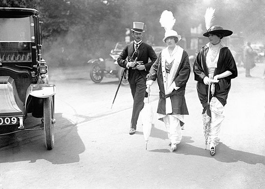 Ascot fashion: Royal Ascot in 1914