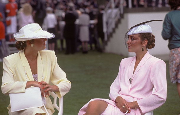 Ascot fashion: Ascot 1985