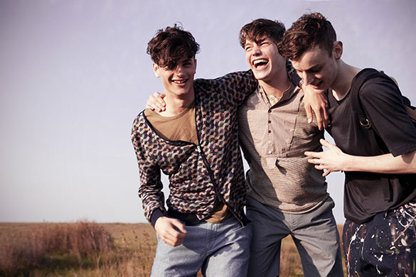 Men's fashion: Patterned cardigan