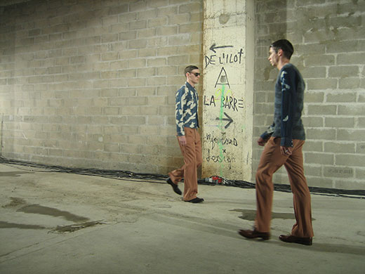 Dries Van Noten took us to a graffiticovered quayside to show a collection 