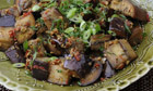 Summer salads: Warm, spiced aubergine salad recipe
