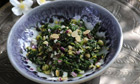 Summer salads: Spinach, chickpea and toasted almonds recipe