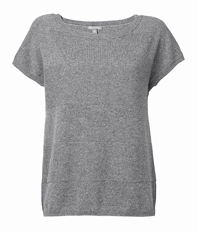 Gap and Banana Republic: Grey short cashmere jumper by Gap
