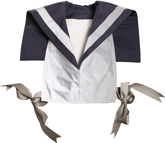 Women's cyclewear: Reflective sailor bib, £72