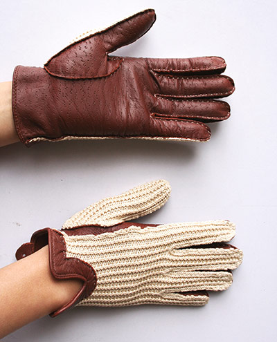 Women's cyclewear: Crochet gloves