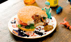 Student cookbook: Blue cheese and black pepper burgers