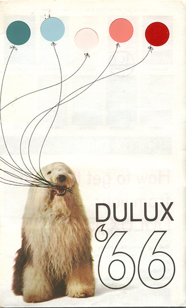 50 years of the Dulux dog: 1966